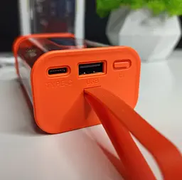 Портативний повербанк No Brand Power Bank 10000 mAh Помаранчевий (2104618813) - мініатюра 7