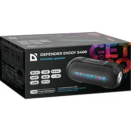 Акустична система 1.0 Defender Enjoy S400 5Вт Light/BT/FM/USB/TF/AUX - мініатюра 5