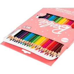 Олівці кольорові Yes Barbie Shiny 24 кольори (290818) - мініатюра 2