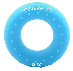 Еспандер кистьовий силіконовий PowerPlay PP-4338 Hand Grip Light 15 кг Блакитний (PP_4338_Blue_15kg)