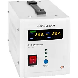 Джерело безперебійного живлення [ДБЖ] LogicPower LPY-PSW-800VA+ [4153] [110043] - мініатюра 3