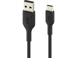 Кабель USB Type-C Belkin USB-A to USB-C 1m Black (CAB001BT1MBK) - мініатюра 3