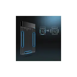 Кишеня зовнішня UGREEN USB 3.0 to M.2 SATA SSD US221 black (30848) - мініатюра 6