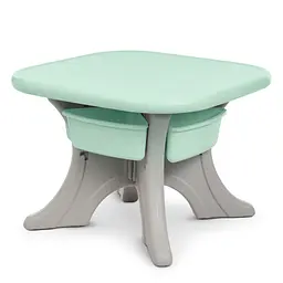 Дитячий столик з двома стільцями NEW TABLE-5 бежево-м'ятний - мініатюра 3