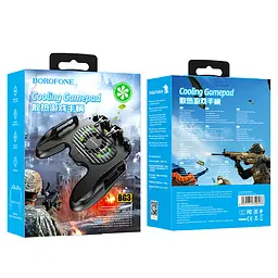 Ігровий тримач смартфону - геймпад BOROFONE BG3 Warrior cooling чорний - мініатюра 7