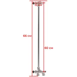 Блок нижнього підключення радіатора з трубкою Koer KR.1135 KR2896 - мініатюра 2