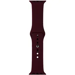 Ремінець Apple Watch Silicone 42/44/45/46/49 mm Maroon (42) (52)