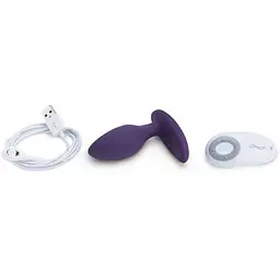 Анальна смарт-вібропробка We-Vibe Ditto Purple з пультом ДУ - мініатюра 7