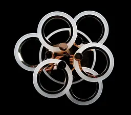 Пристібна LED люстра з димерним пультом і підсвічуванням Splendid-Ray 30-3978-53 - мініатюра 4