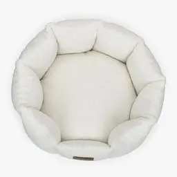 Лежак ортопедичний для собак "Shell Teddy" молочний М (60*80см)