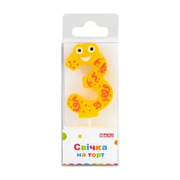Свічка Maxi "3" 4,5 см, на торт (MX622053-3)