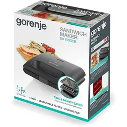 Бутербродниця Gorenje SM 703 GCB (741592) - мініатюра 3