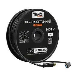 Кабель HDMI V2.1 оптичний 35м Trinix (AOC-HDMI8k-35m) (74-00146) - мініатюра 3