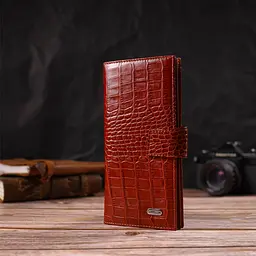 Чоловічий шкіряний гаманець Canpellini 9х18,7х1 см acs0025595 - мініатюра 6
