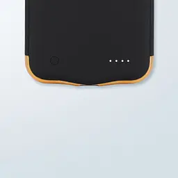Чохол-акумулятор XON PowerCase для iPhone 13 5500 mAh Чорний/Золотий (PCBS1113155G 2957) - мініатюра 4
