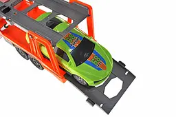 Інерційна вантажівка-автовоз із причепом YG Toys зі звуком та світлом, іграшкова машина 3+ (8030-113A) - мініатюра 4