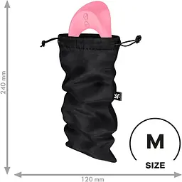 Мішечок для зберігання іграшок Satisfyer Treasure Bag M Black - мініатюра 2
