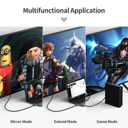 Кабель мультимедійний HDMI M to HDMI M 2.0m V2.1 8K60Hz HDR10 HLG Choetech (XHH01-BK) - мініатюра 6