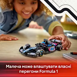Конструктор LEGO Speed Champions Автомобіль для перегонів BWT Alpine F1 Team A524, 258 деталей (77248) - мініатюра 9