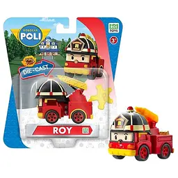 Колекційна машинка Roi Visual Робокар Рой Die Cast металева червона (MRT-0601) - мініатюра 5