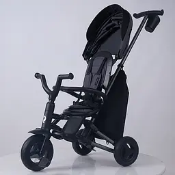 Велосипед складаний триколісний дитячий Qplay Nova+ Rubber Ultimate Black (S700-13Nova+UltimateBlack) - мініатюра 8