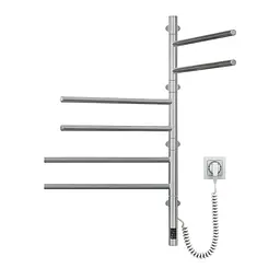Електрична рушникосушка Navin Arabesque 480x800 Sensor з таймером 12-228053-3680, Хром, Електронний - мініатюра 2