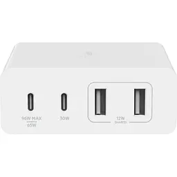 Мережевий зарядний пристрій Belkin Boost Up Charge Pro GaN 4-Ports Charger 108W White (WCH010VFWH) [158903] - мініатюра 2