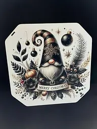 Подарункова коробка квадратна (ХДФ) 19x19x10 см. №34