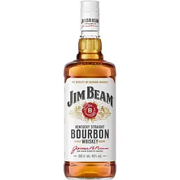 Уцінка. Віскі Jim Beam White Straight Bourbon Whiskey 40% 1 л  - мініатюра 1