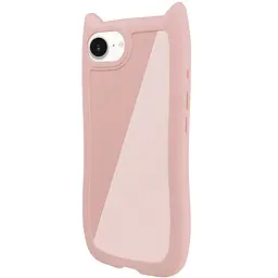 Чохол TPU GETMAN Cat with straps для Apple iPhone 16e / 17e (6.1) Pink - мініатюра 2