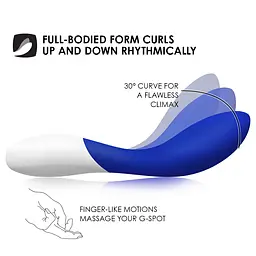 Вібратор Lelo Mona Wave 19.5 см синій - мініатюра 4