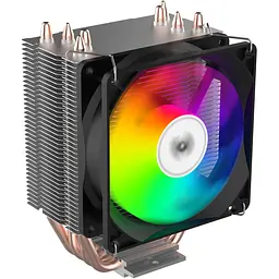 2E Gaming Процесорний кулер Air Cool AC90D4-ARGB, LGA1700, 1200, 115x, 1366, AM5, AM4, AM3, AM3+, 4pin PWM, 3pin +5VARGB, TDP 130W