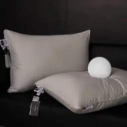 Набір MirSon пуховий №9521 Silver Cloud зима ковдра 140х205 см + подушка сірий (2200010805147) - мініатюра 9