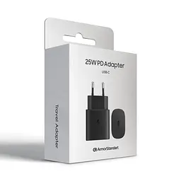 Зарядний пристрій для смартфона та планшета, AR-TA800 25W Black USB-C Fast Charger, підтримка функції швидкої зарядки для смартфонів та планшетів, ArmorStandart (ARM63803) - мініатюра 3