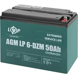 Акумулятор Logic Power 6-DZM-50 Ah тяговий олив'яно-кислотний - мініатюра 3