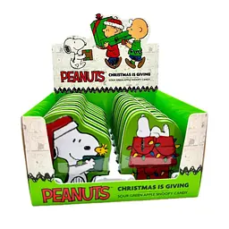 Цукерки Boston America Snoopy Christmas Candy Tin 1шт, 34г - мініатюра 5