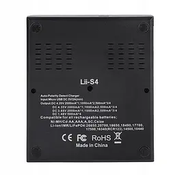 Зарядний пристрій LiitoKala Lii-S4 для 4-х акумуляторів Li-Ion/LiFePO4/Ni-Mh - мініатюра 8