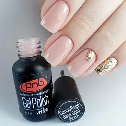 База камуфлююча каучукова PNB UV/LED Camouflage Base Gold Peach 17 мл - мініатюра 5