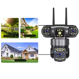 Вулична поворотна камера 4G smart camera / Камера відеоспостереження SO-14 - мініатюра 4