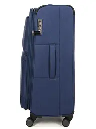 Валіза велика L тканинна з розширенням Airtex 828 78×48×34см 113л Темно-синій - мініатюра 6