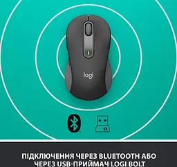 Миша бездротова Logitech Signature M650 L Graphite (910-006236) - мініатюра 6