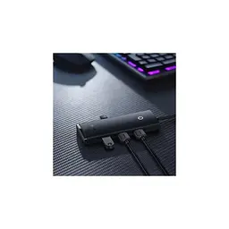 Концентратор Baseus USB 3.0 to 4xUSB 3.0 0.25m black (WKQX030001) - мініатюра 5