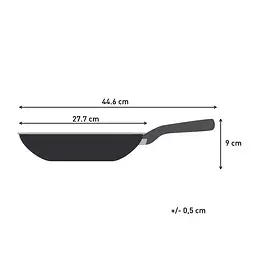 Сковорода ВОК Tefal Halo Eucalyptus 26 см сіра (G0167702) - мініатюра 3