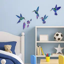 Набір для вітражного живопису за номерами "Колібрі" Fabrika Decoru FDSGK-07 - мініатюра 4