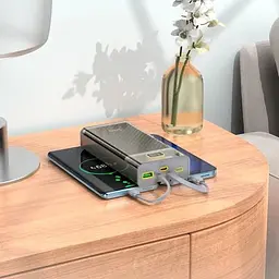Універсальна мобільна батарея 20000 mAh, J104A "Discovery Edition", Black, 22.5 Вт Hoco teh0027610 - мініатюра 5