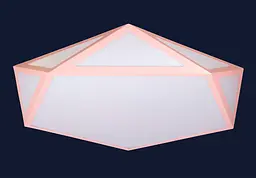 Люстра стельова LED Levistella 752L68 PINK, 90W, регульована температура світла, метал+акрил, сучасний стиль - мініатюра 2