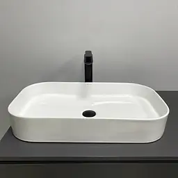 Умивальник VBI Vestone 65 white накладний VBI-017002, Білий - мініатюра 2