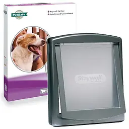 PetSafe Staywell Original Петсейф Стейвел Оригинал дверці для собак великих порід до 45 кг. сірий 456Х386мм