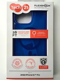 Протиударний чохол Tech21 Evo Check MagSafe для iPhone 14 Pro Max (6.7") Classic Blue - мініатюра 10