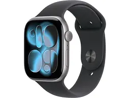 Смарт-годинник Apple Watch Series 11 GPS 42mm Space Grey Alu. Case w. Black S. Band - M/L (MEQX4)